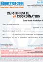 Robosapiens Certificate of Coordination